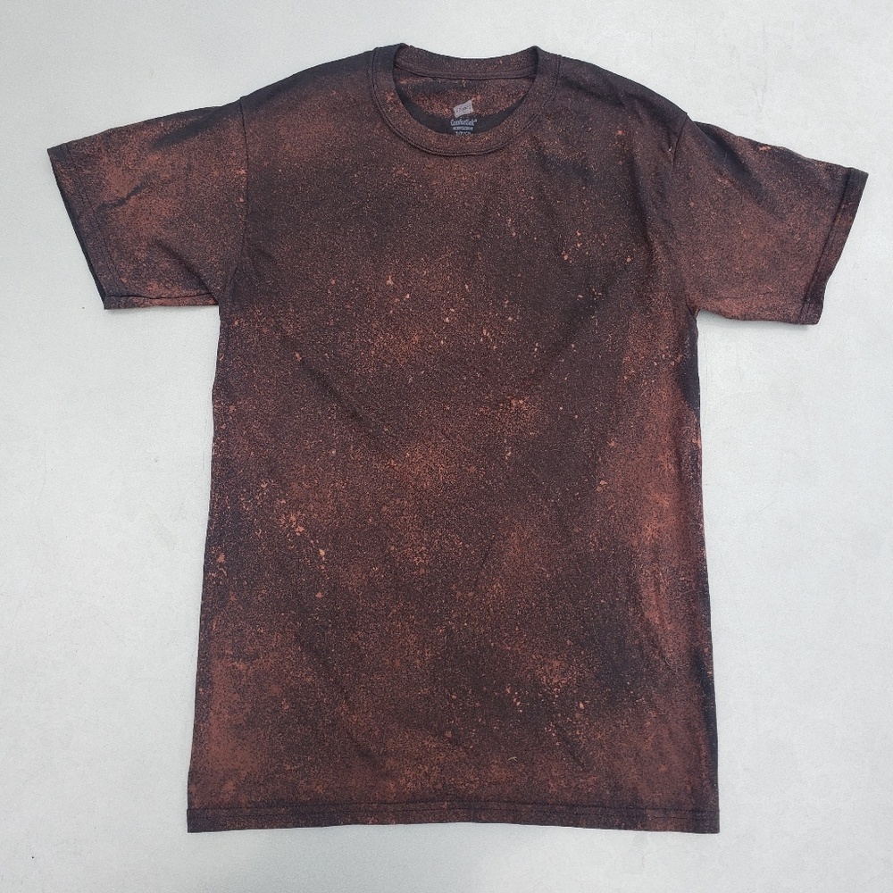Unisex S Black - Bleach Washed Tee